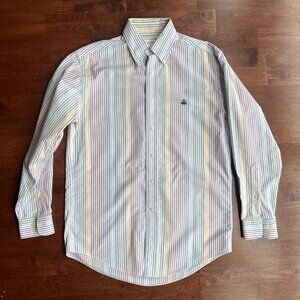 Brooks Brothers Supima Cotton Oxford Shirt - Small - Multi Colour Stripe